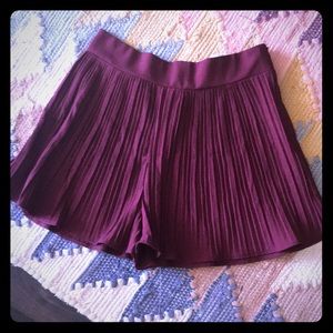 Zara burgundy skort